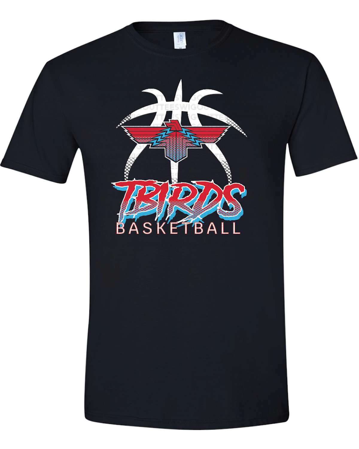Tbirds Basketball Gildan Softstyle T-Shirt