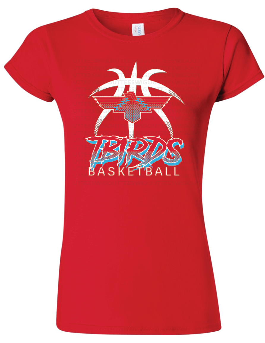 Tbirds Basketball Womens Gildan Softstyle T-Shirt
