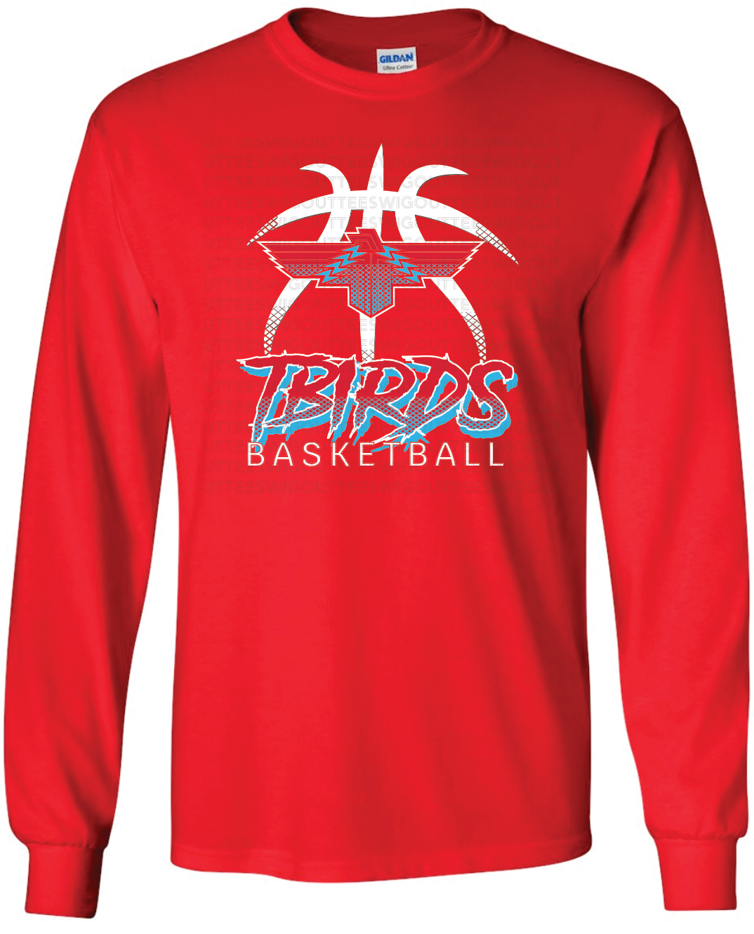 Tbirds Basketball Gildan Ultra Cotton Long Sleeve T-Shirt
