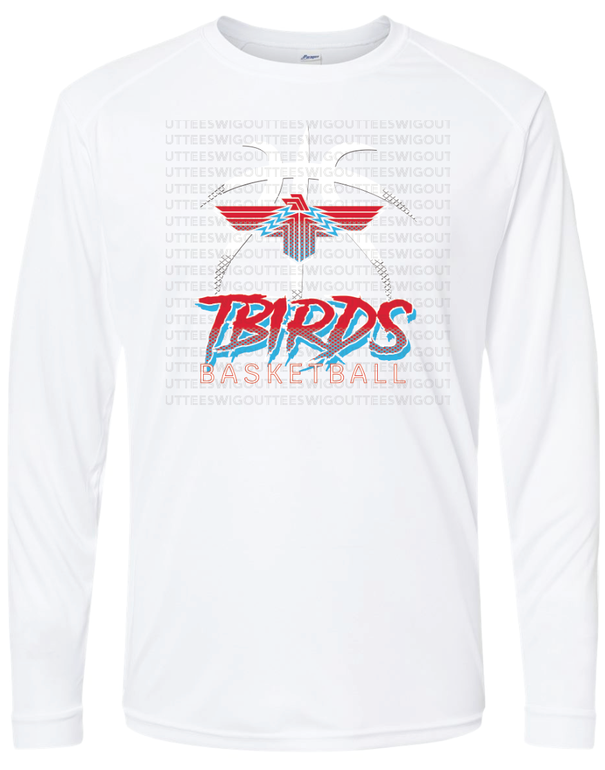 Tbirds Basketball Paragon Performance Long Sleeve T-shirt