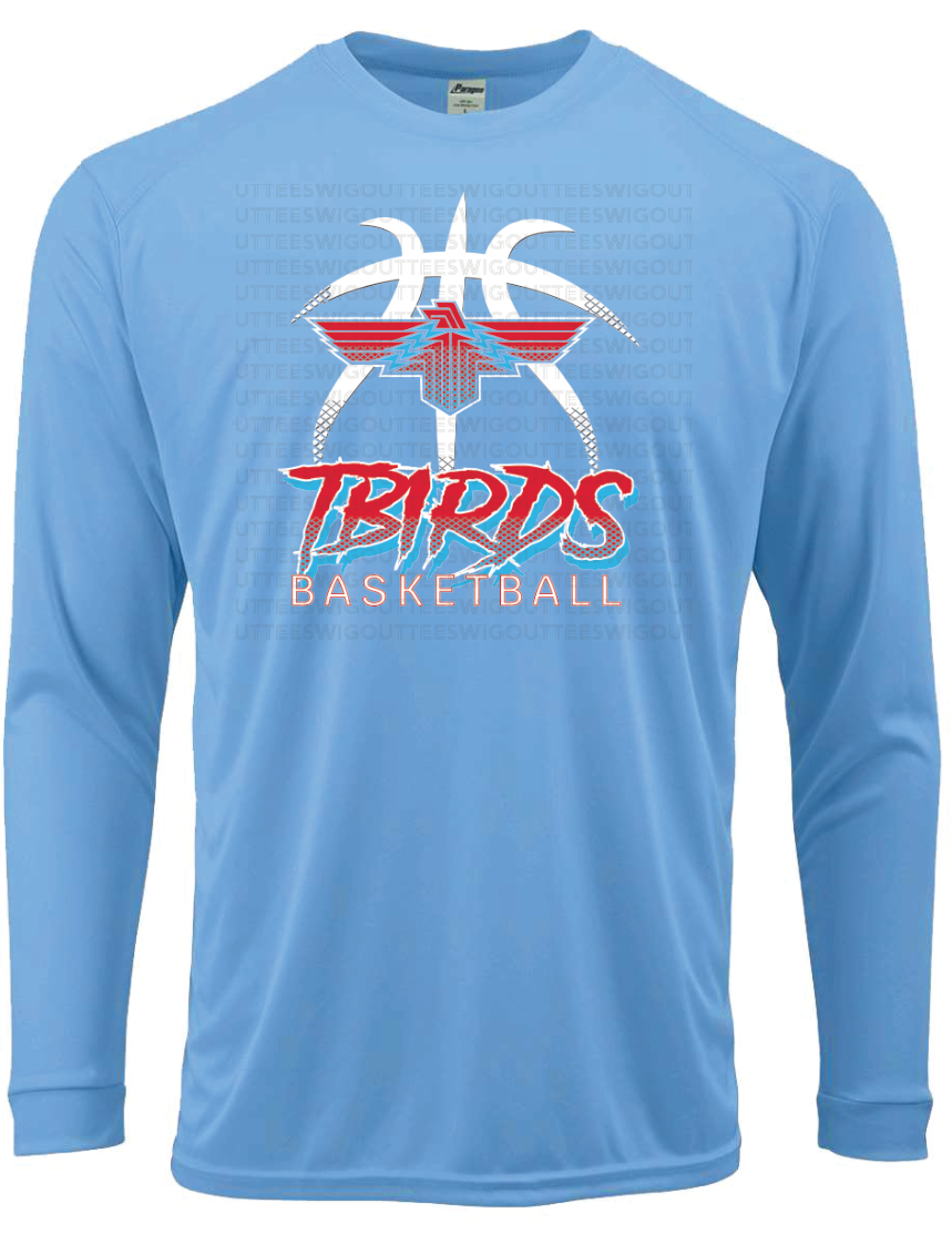 Tbirds Basketball Paragon Performance Long Sleeve T-shirt