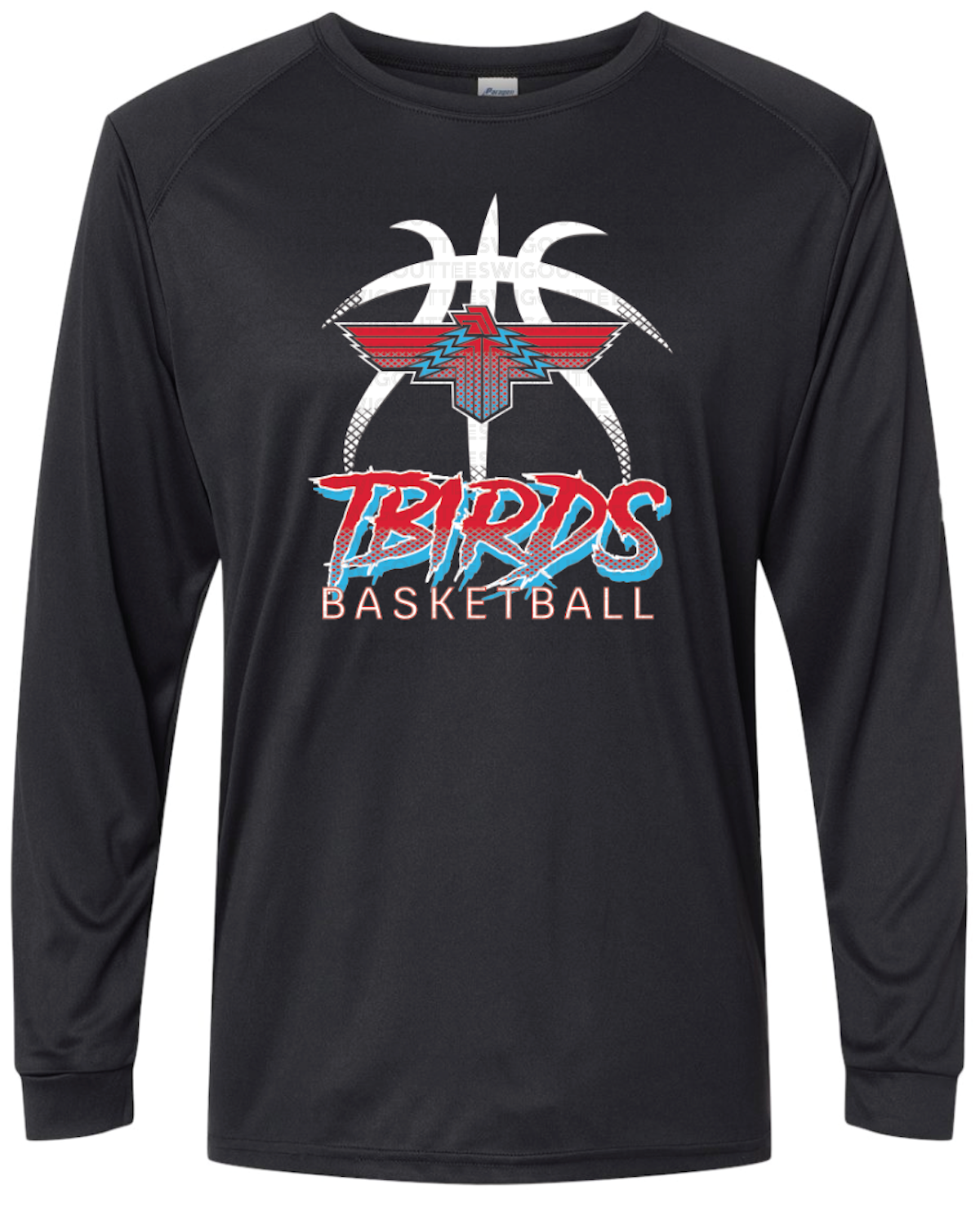 Tbirds Basketball Paragon Performance Long Sleeve T-shirt