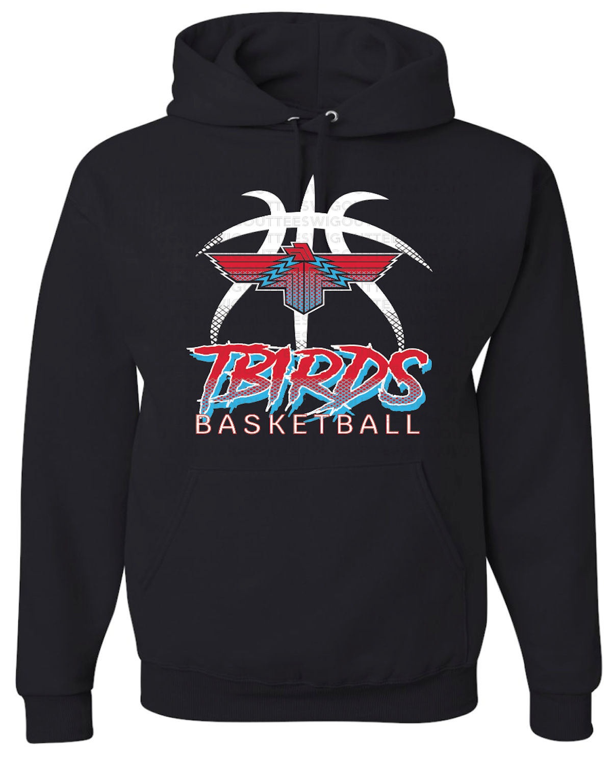 Tbirds Basketball Jerzees NuBlend® Hooded Sweatshirt