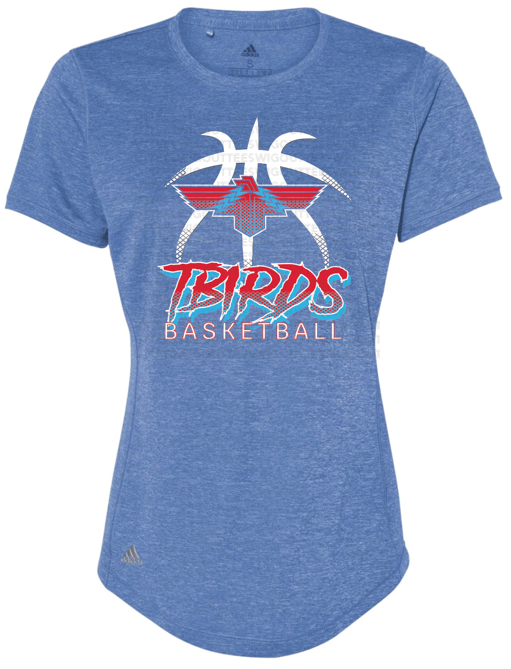 Tbirds Basketball Adidas Womens Sports T-shirt