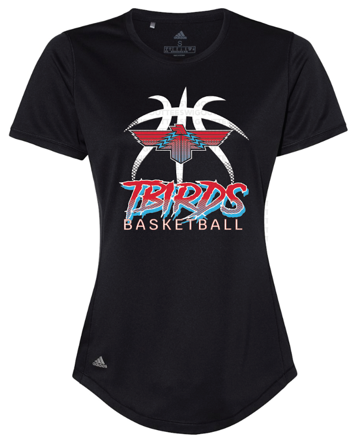 Tbirds Basketball Adidas Womens Sports T-shirt