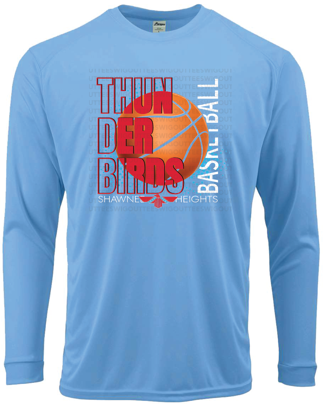 Thunderbirds Basketball Paragon Performance Long Sleeve T-shirt