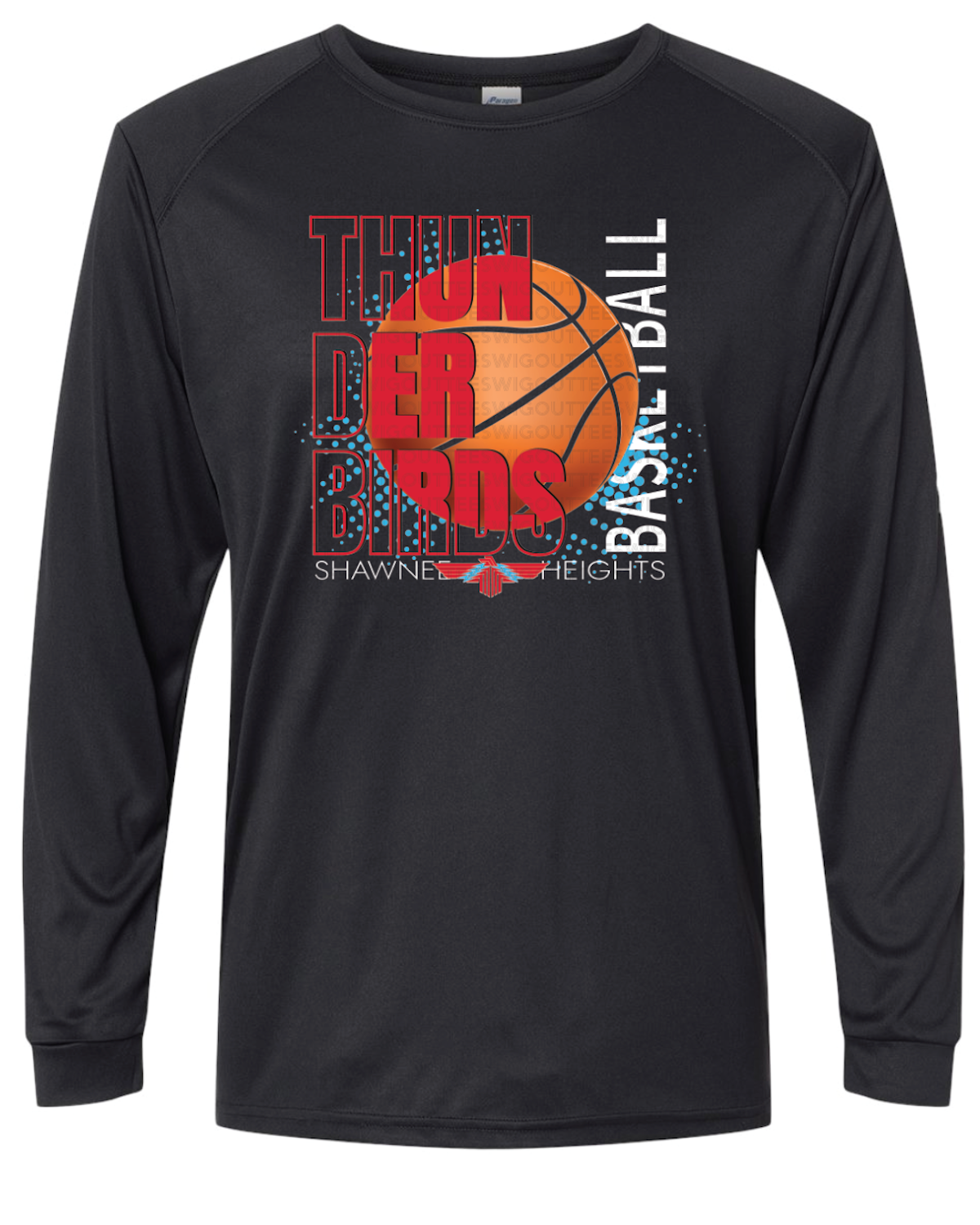 Thunderbirds Basketball Paragon Performance Long Sleeve T-shirt