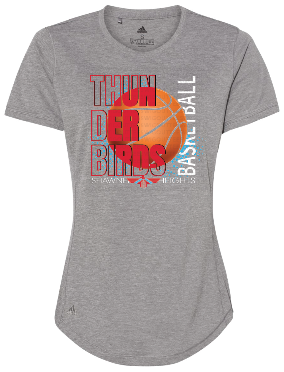 Thunderbirds Basketball Adidas Womens Sports T-shirt