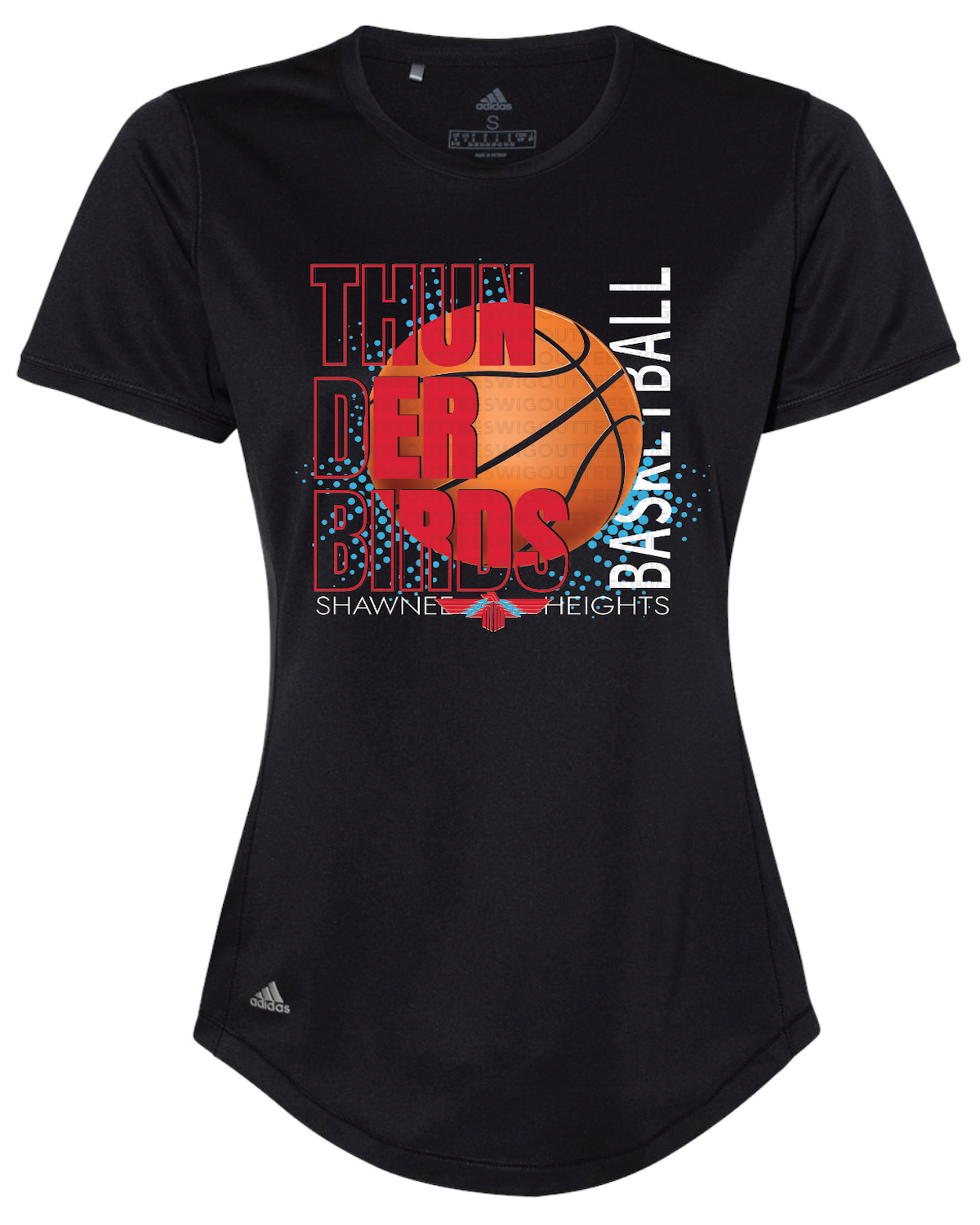 Thunderbirds Basketball Adidas Womens Sports T-shirt