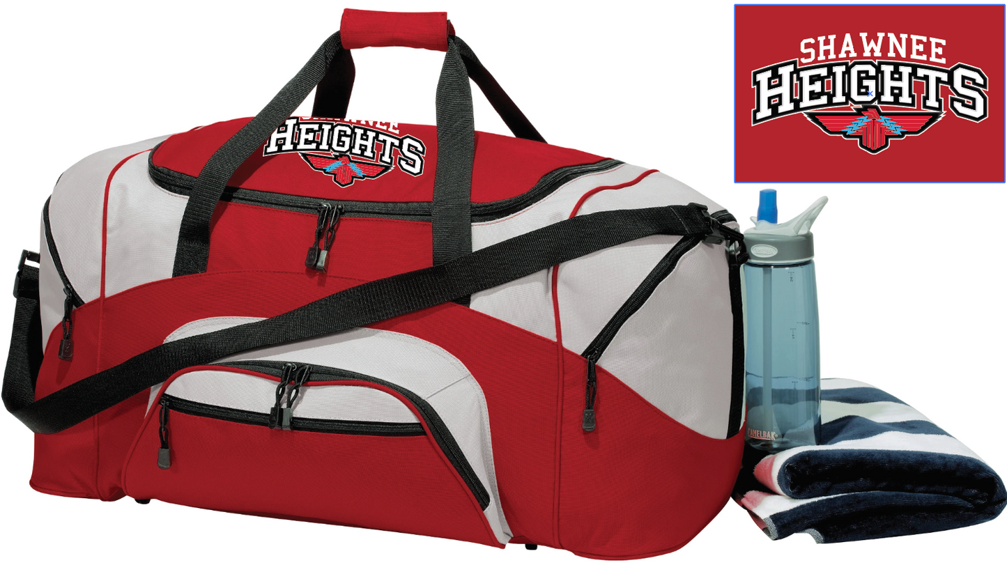 Shawnee Heights Colorblock Sport Duffel