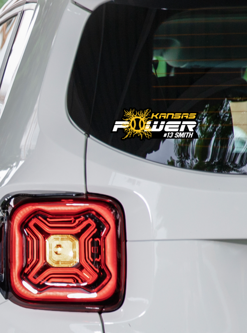 Kansas Power Decal