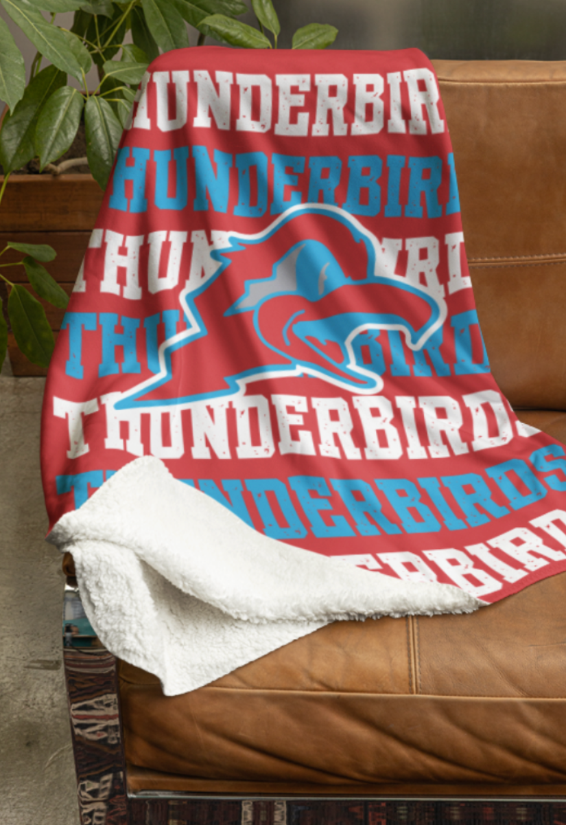SHHS Logo Sherpa Blanket