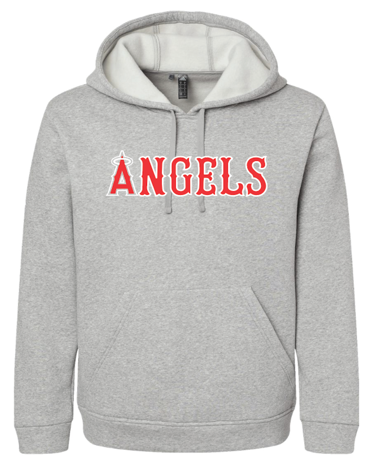 Angels Baseball Adidas Fleece Hooded Sweatshirt