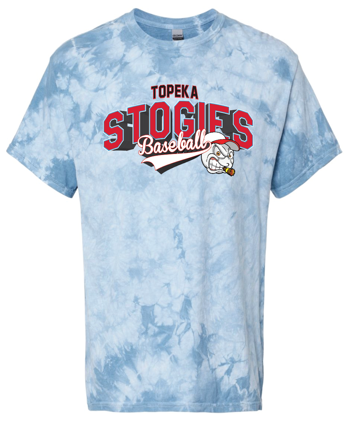 Stogies Baseball Crystal Tie Dye T-shirt