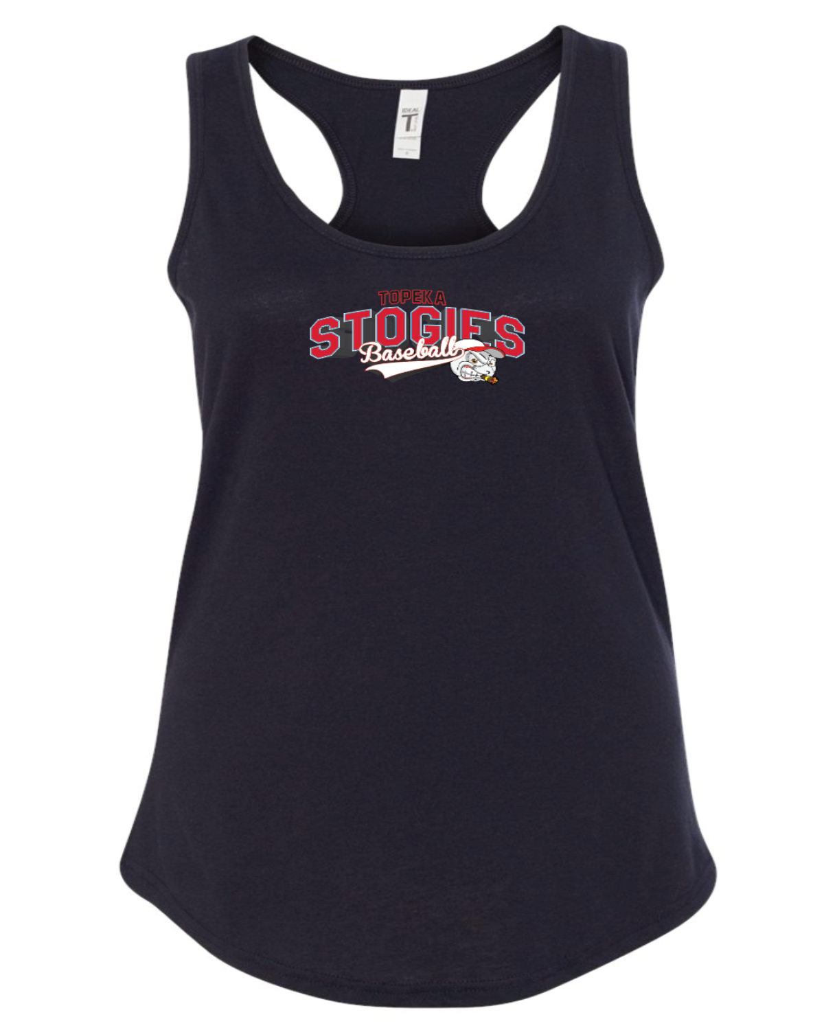 Stogies Baseball Lightweight Racerback Tank