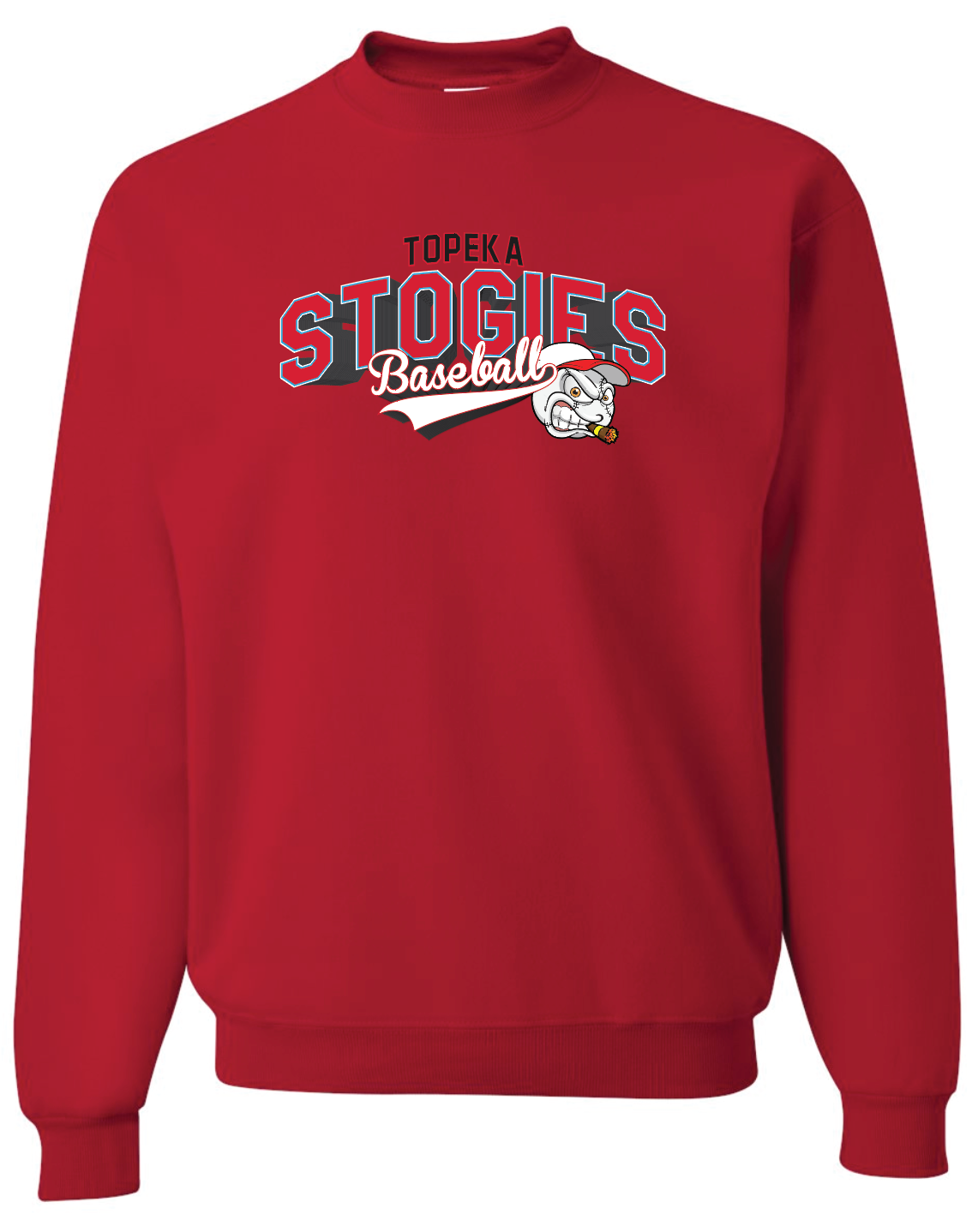 Stogies Baseball Jerzees Nublend Crew Sweatshirt