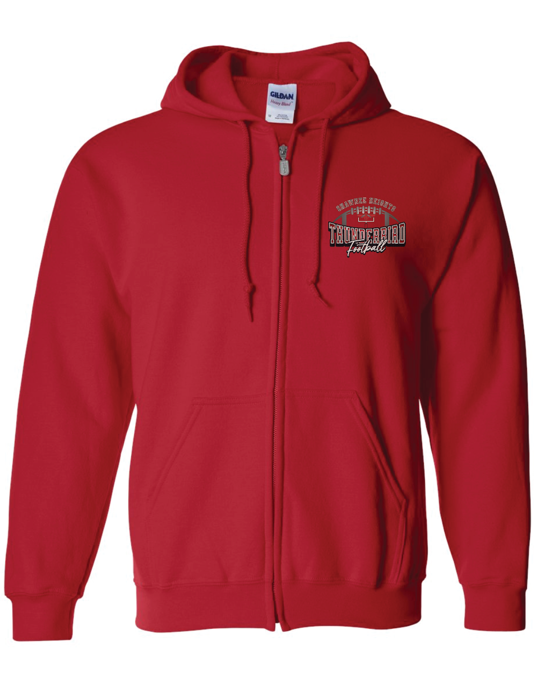Thunderbirds Football Full Zip Hooded Sweatshirt