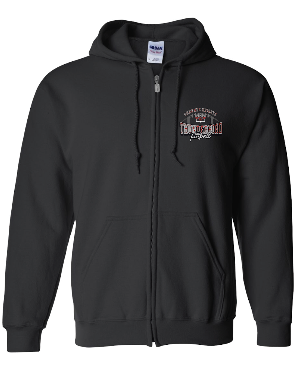 Thunderbirds Football Full Zip Hooded Sweatshirt