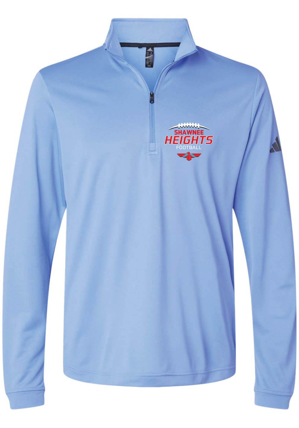 Heights Football Adidas Lightweight Quarter-Zip Pullover