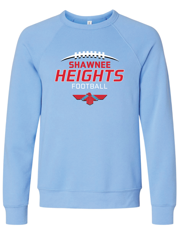 Heights Football Bella Canvas Crewneck Sweatshirt