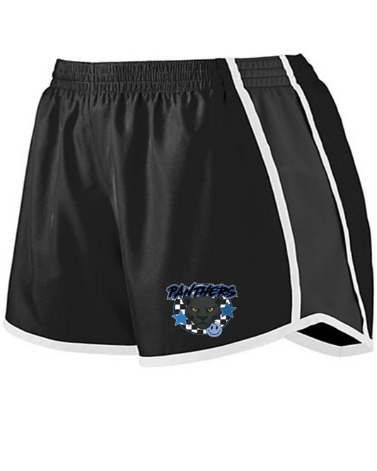 Checkered Panther Girls Augusta Shorts