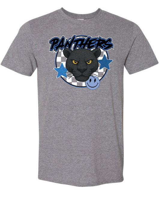 Checkered Panthers Gildan Softstyle T-Shirt