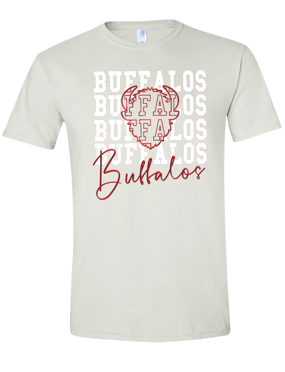 Buffalos on Repeat Gildan Softstyle T-Shirt
