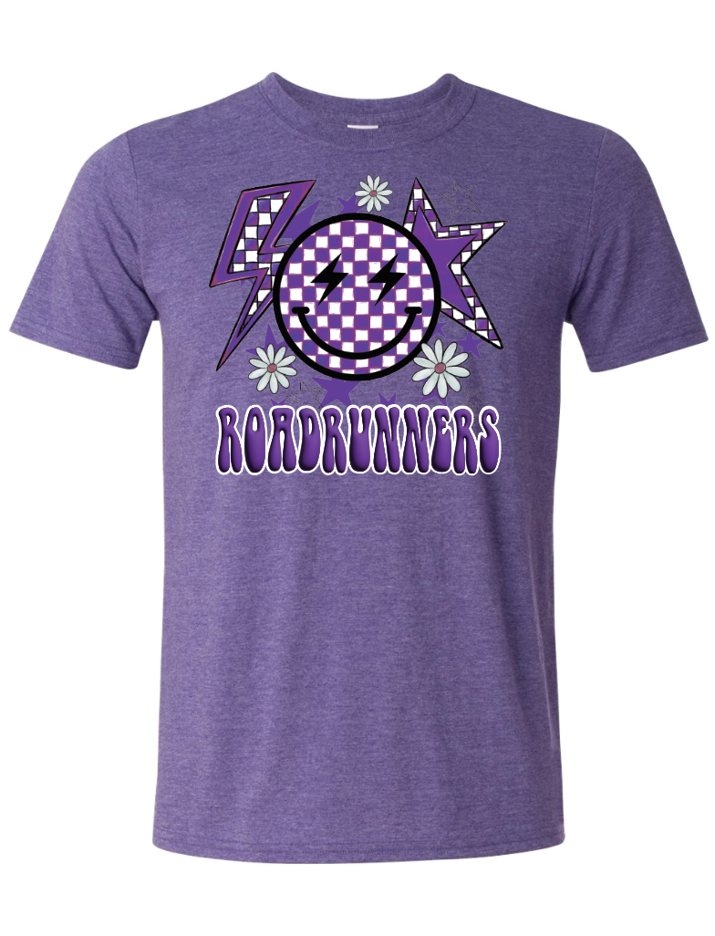 Roadrunners Happy Face Tee