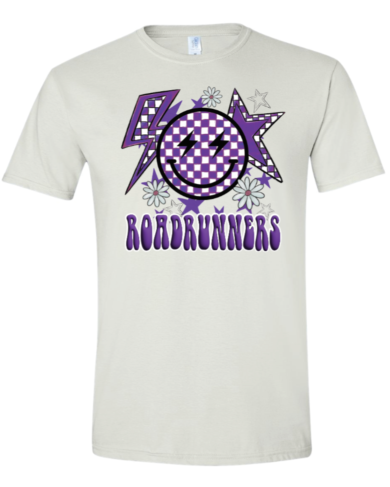 Roadrunners Happy Face Tee