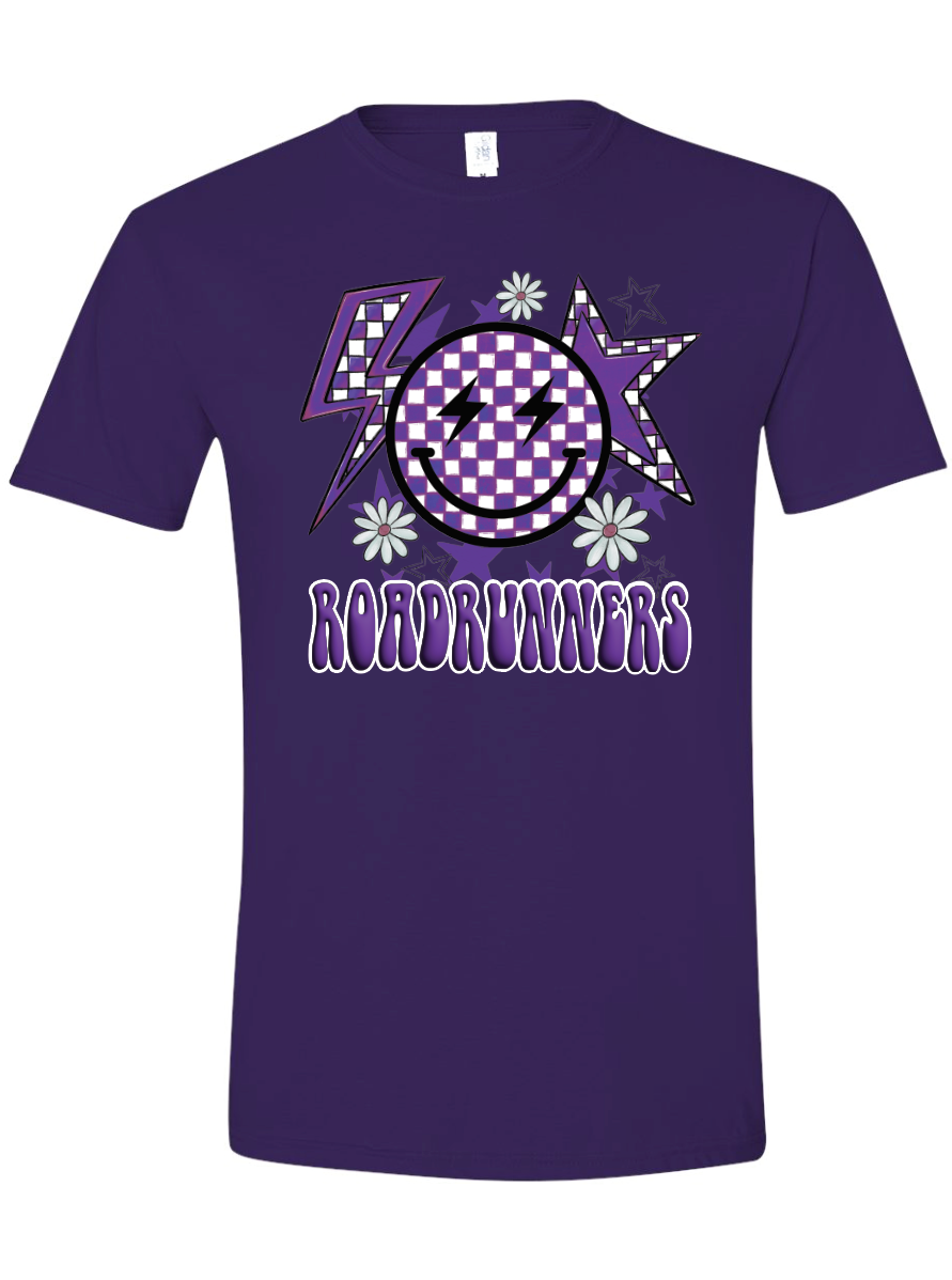 Roadrunners Happy Face Tee