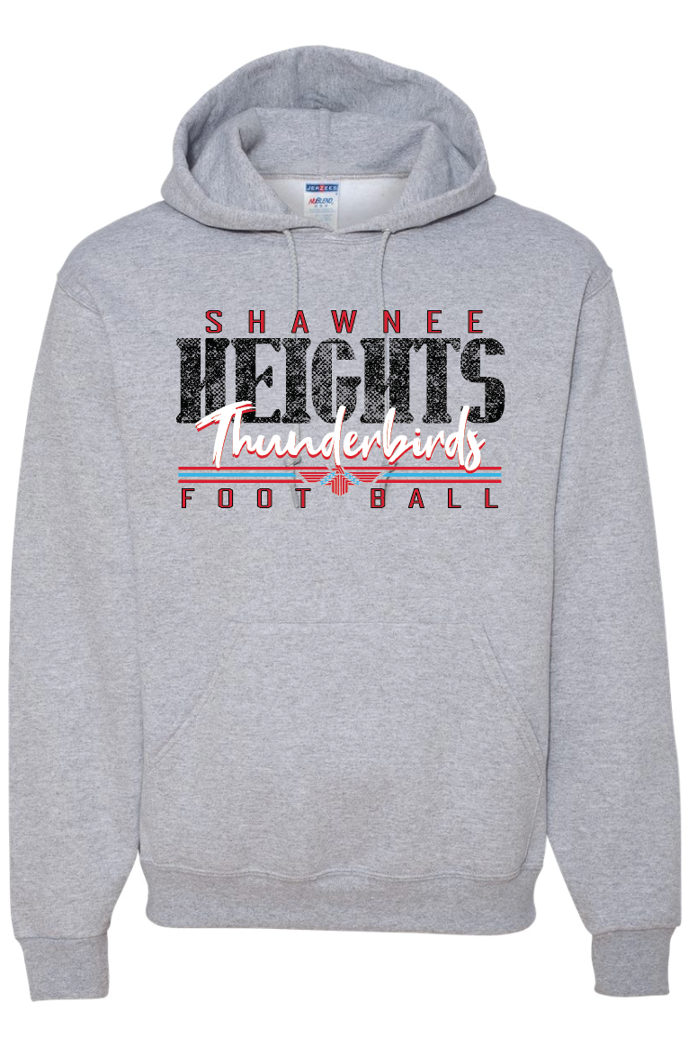 Heights Football Jerzees Nublend Hooded Sweatshirt