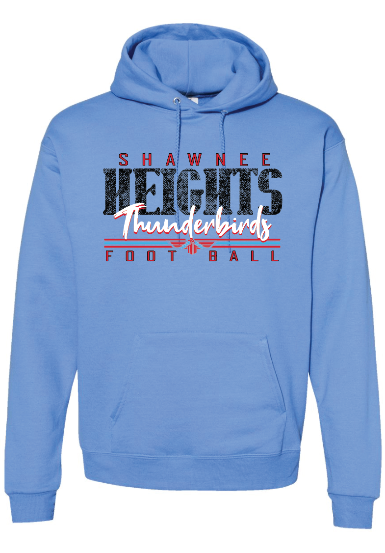 Heights Football Jerzees Nublend Hooded Sweatshirt