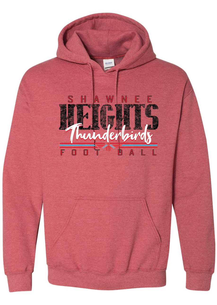 Heights Football Jerzees Nublend Hooded Sweatshirt
