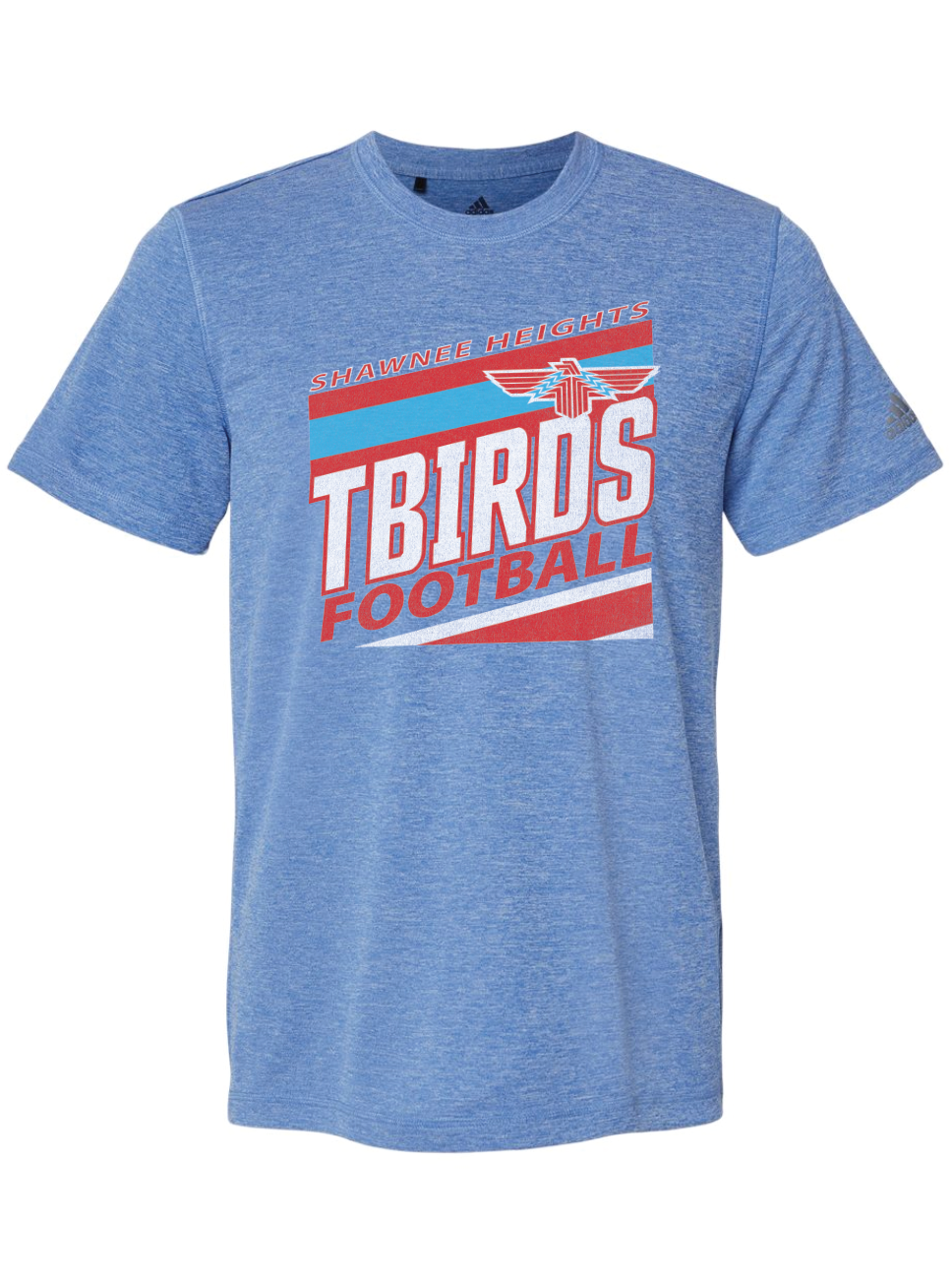 Tbirds Football Stripes Adidas Sports T-shirt