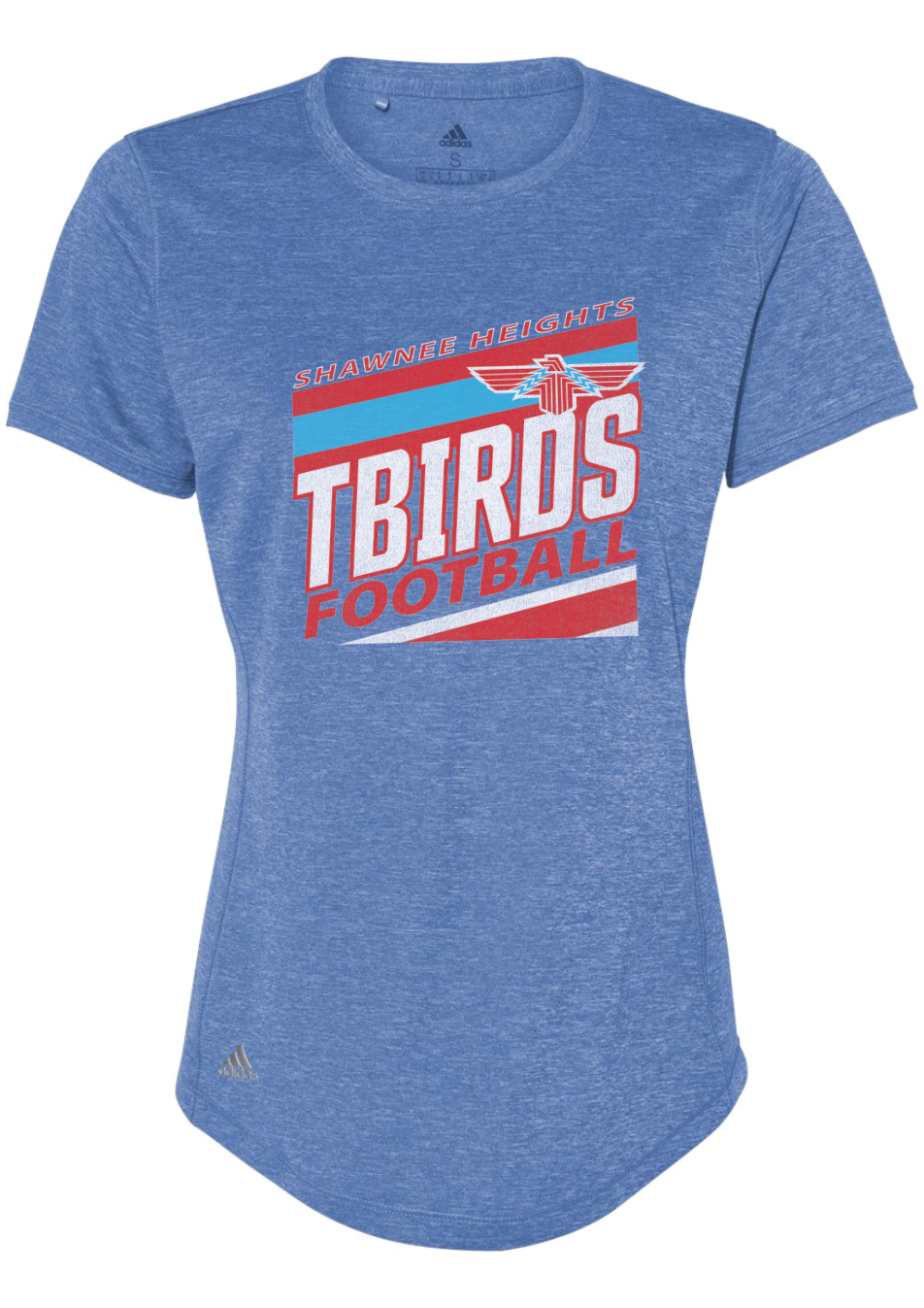 Tbirds Football Stripes Adidas Women's Sport T-shirt