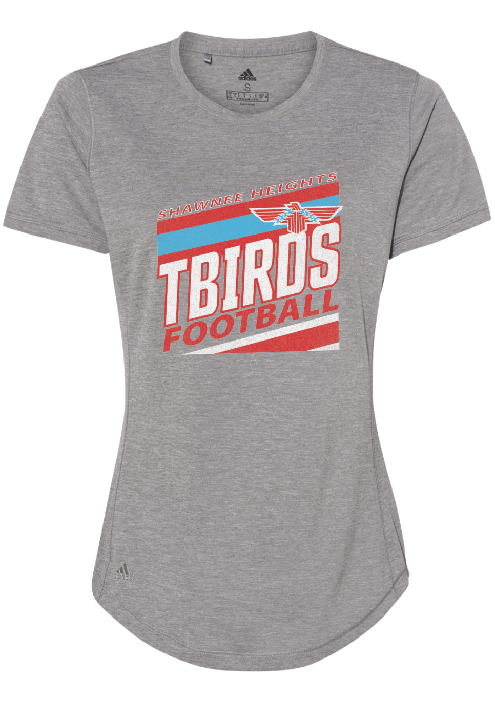 Tbirds Football Stripes Adidas Women's Sport T-shirt