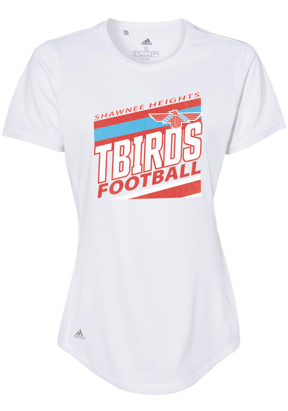 Tbirds Football Stripes Adidas Women's Sport T-shirt