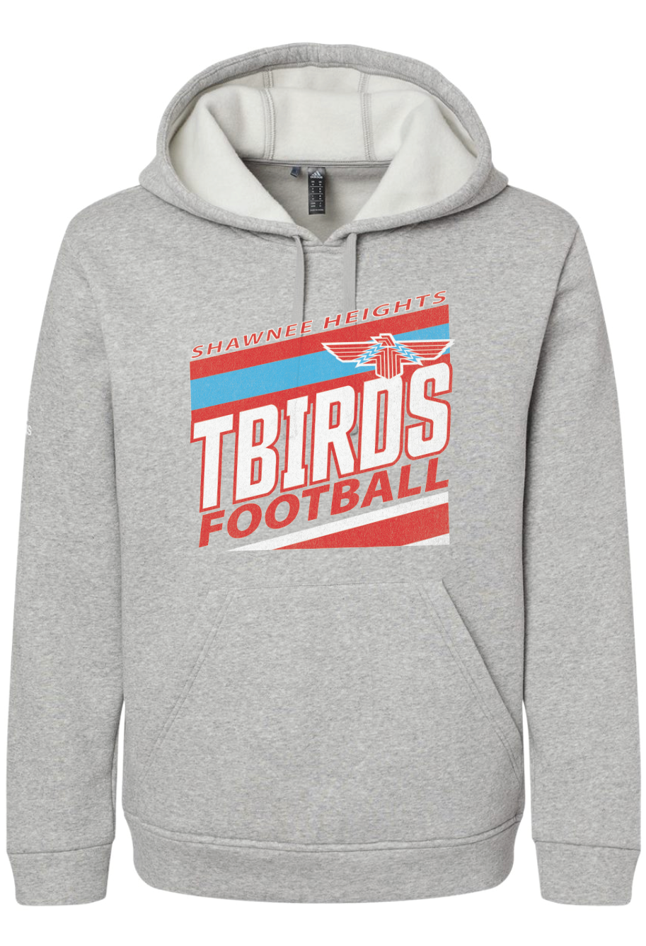 Tbirds Football Stripes Adidas Fleece Hooded Sweatshirt