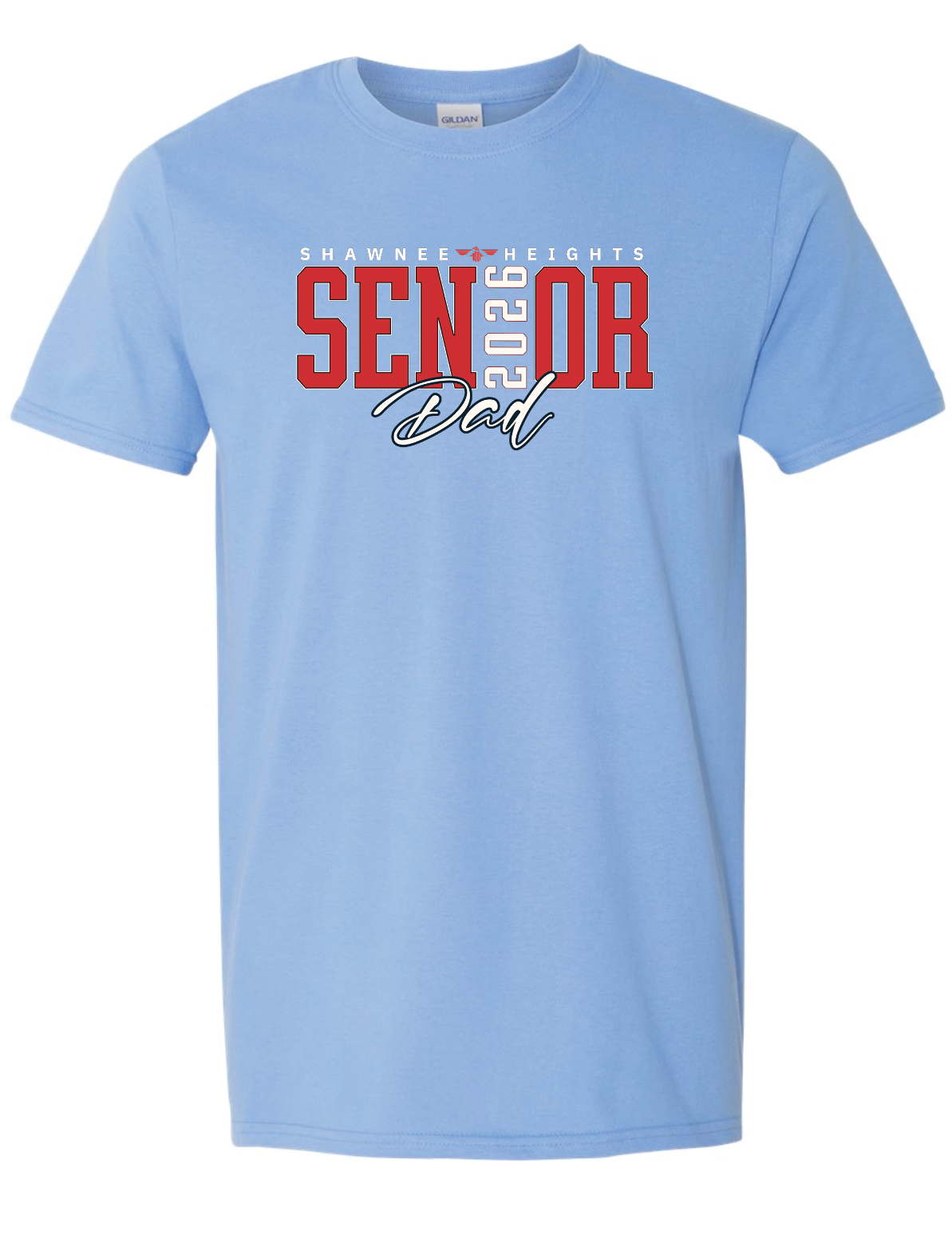 Custom Shawnee Heights Senior Gildan Softstyle T-Shirt