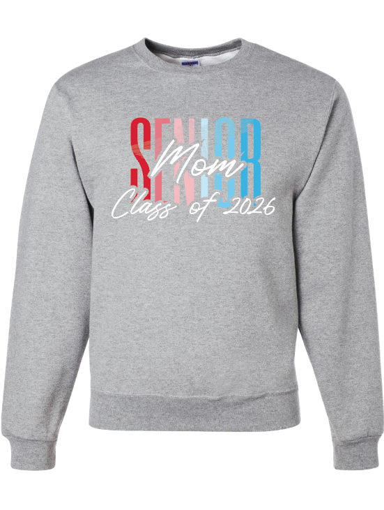 Custom Senior Class of 2026 Crew Sweatshirt