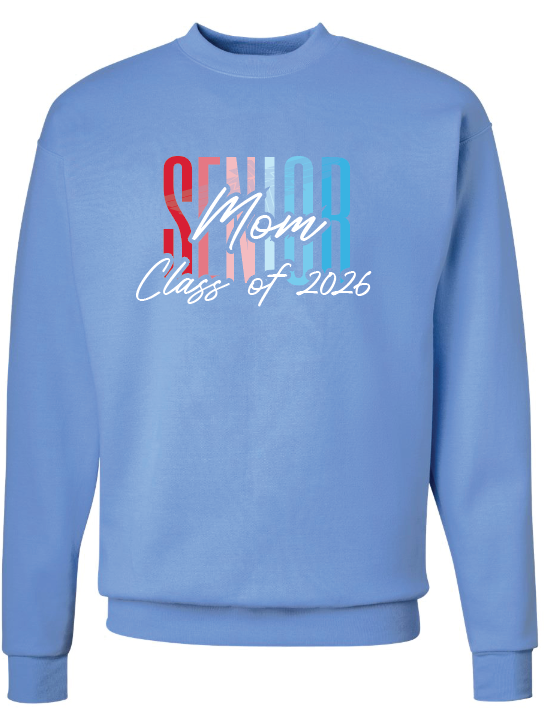 Custom Senior Class of 2026 Crew Sweatshirt