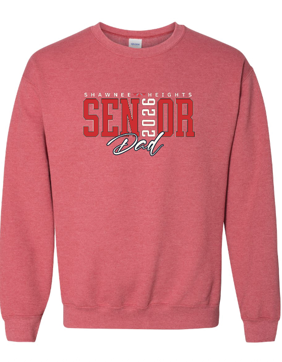 Custom Shawnee Heights Senior Crew Sweatshirt