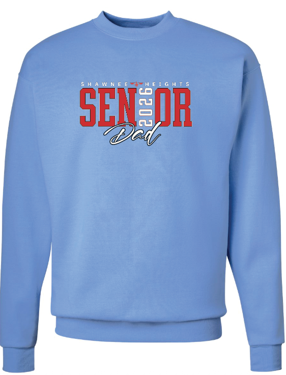 Custom Shawnee Heights Senior Crew Sweatshirt