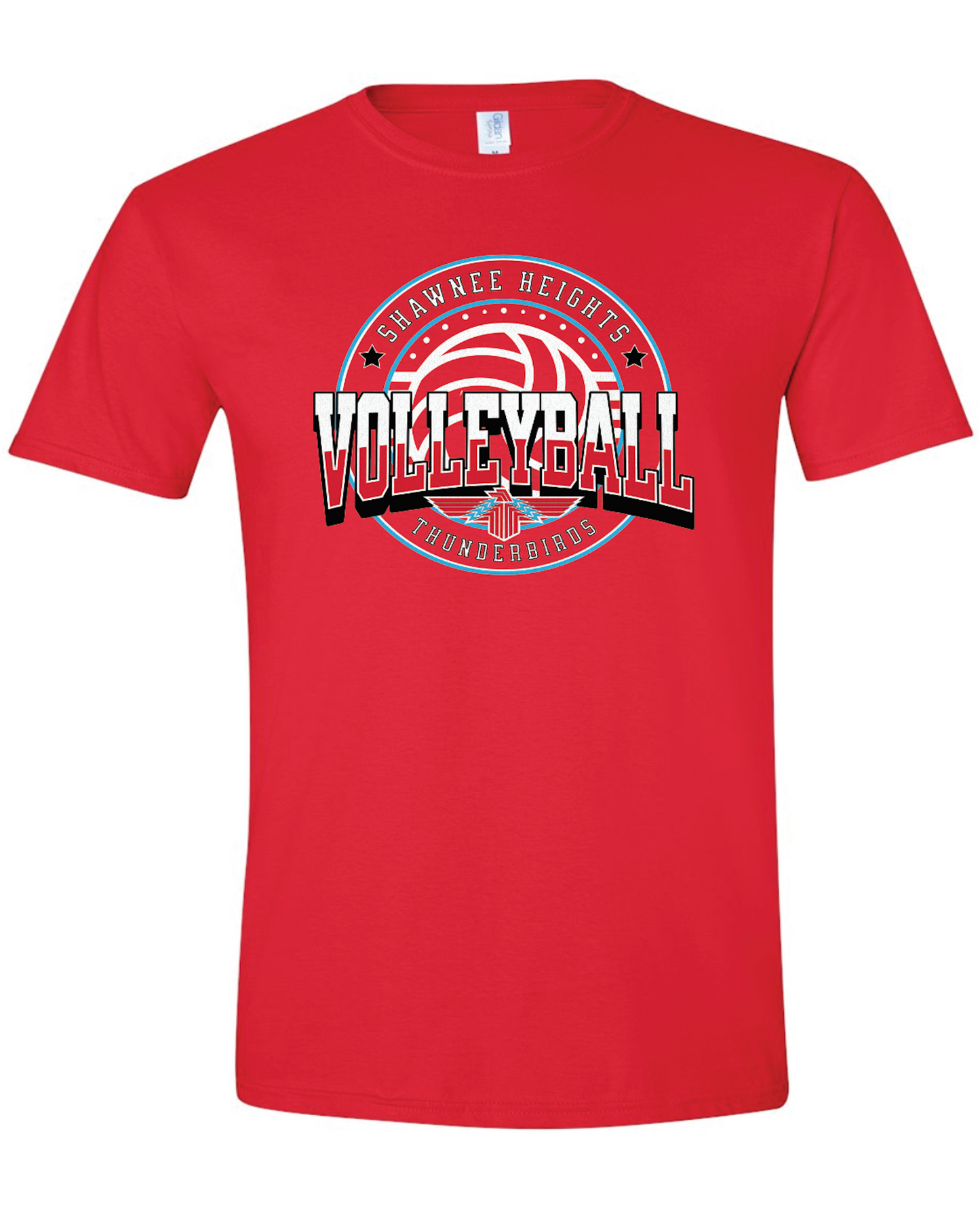 Shawnee Heights Volleyball Gildan Softstyle T-Shirt
