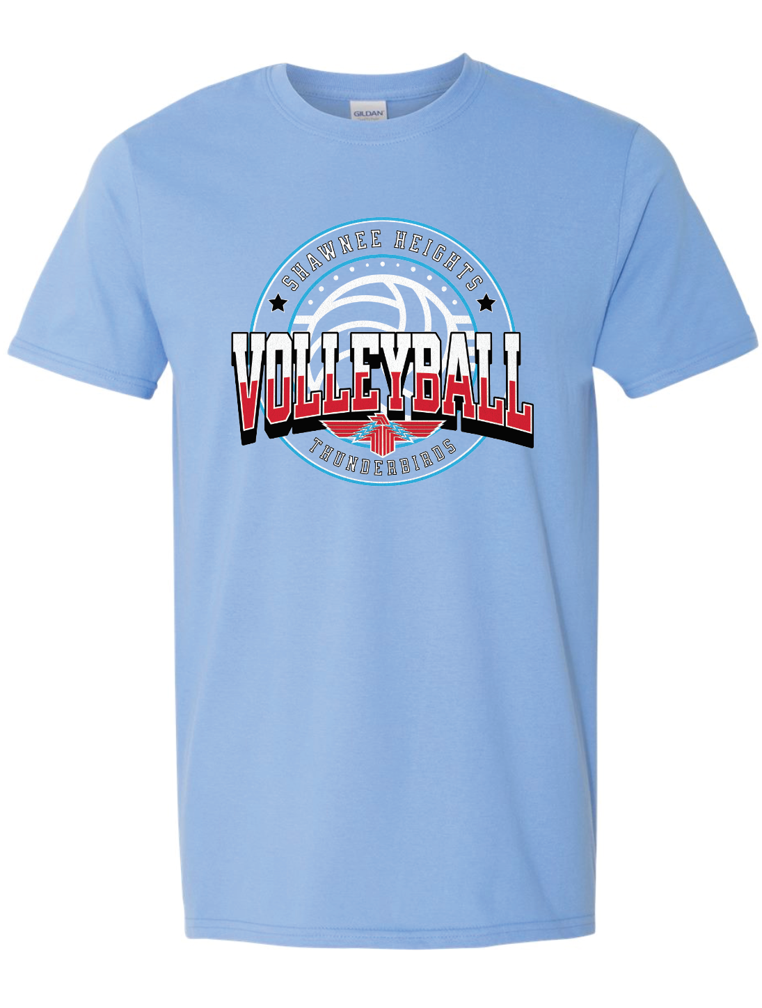 Shawnee Heights Volleyball Gildan Softstyle T-Shirt