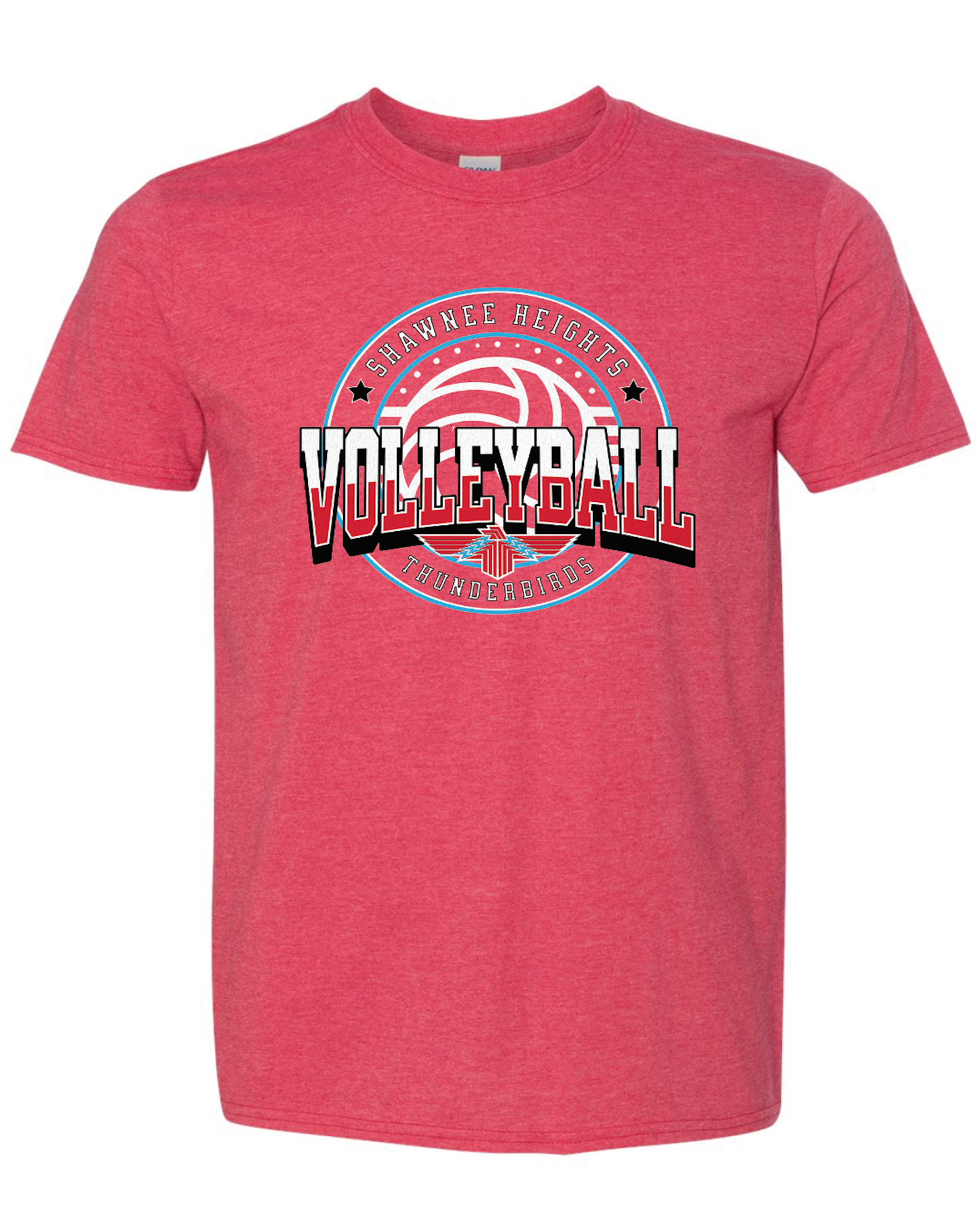 Shawnee Heights Volleyball Gildan Softstyle T-Shirt