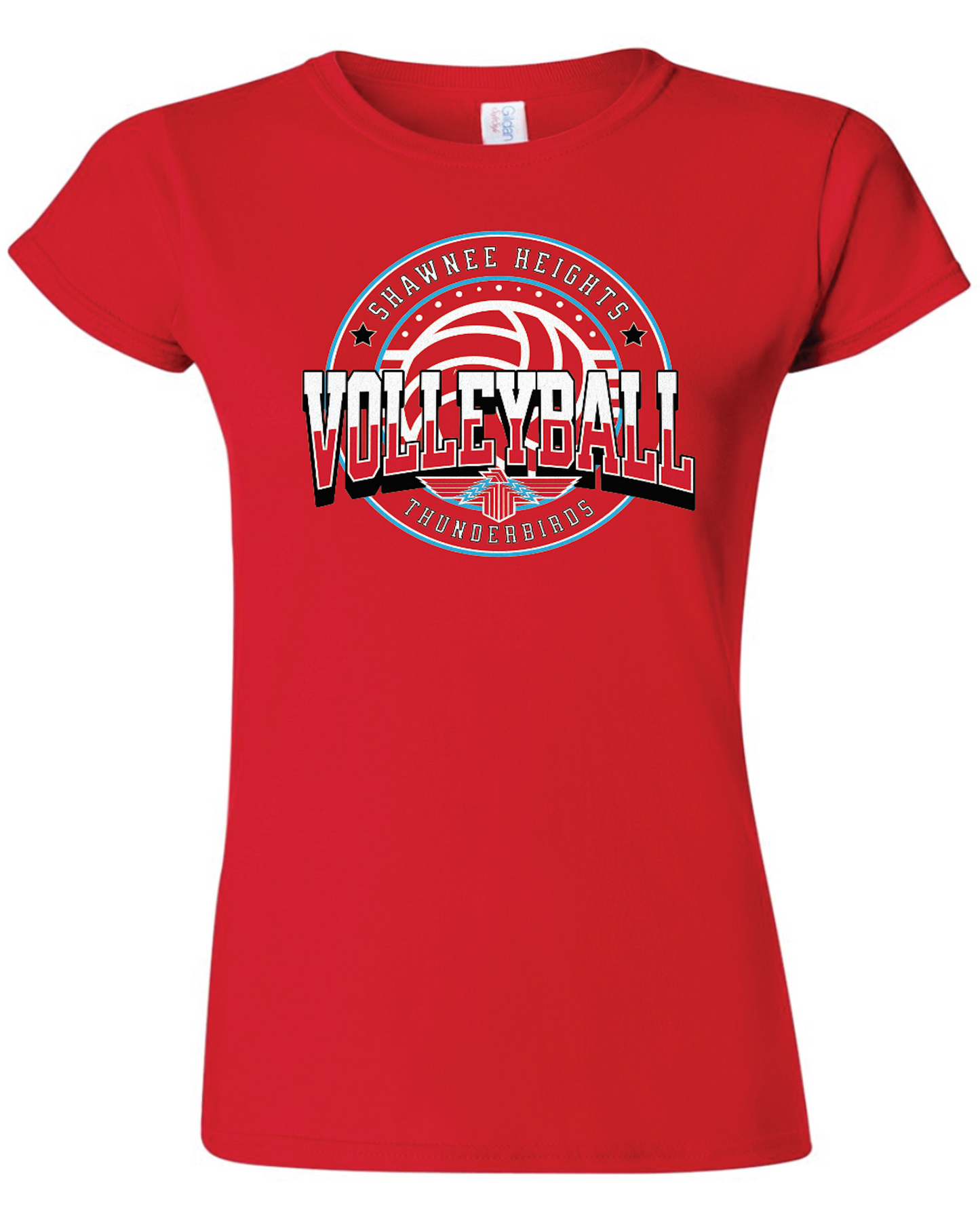 Shawnee Heights Volleyball Gildan Softstyle T-Shirt