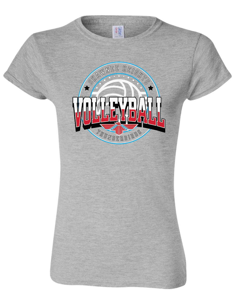 Shawnee Heights Volleyball Gildan Softstyle T-Shirt