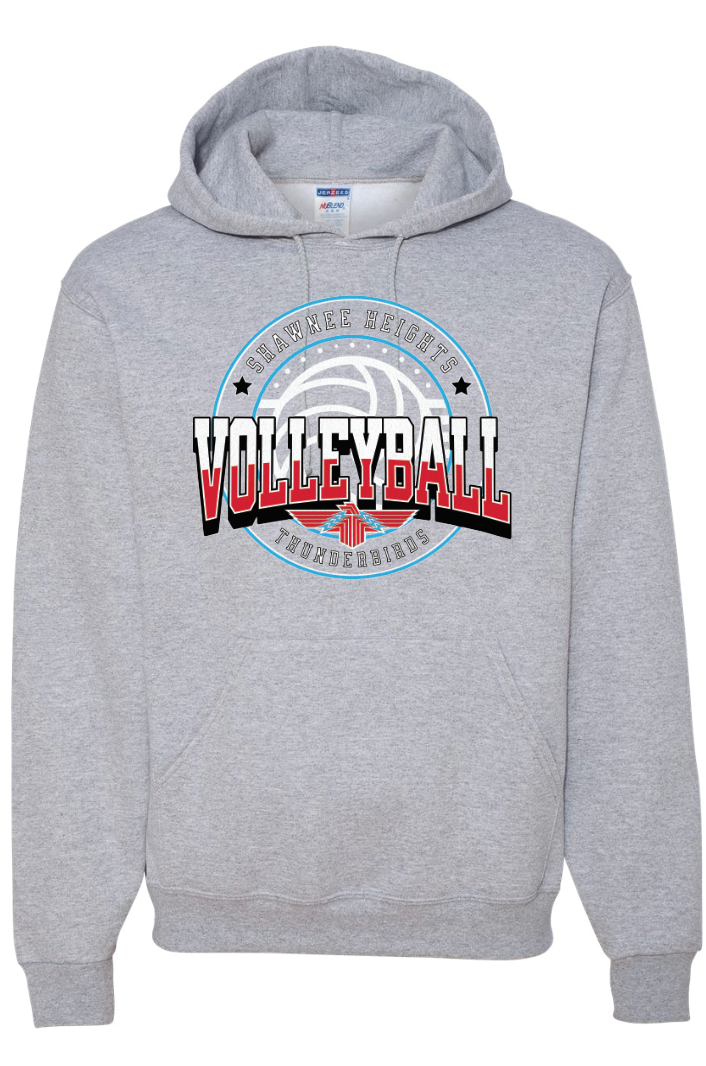 Shawnee Heights Volleyball Jerzees NuBlend® Hooded Sweatshirt