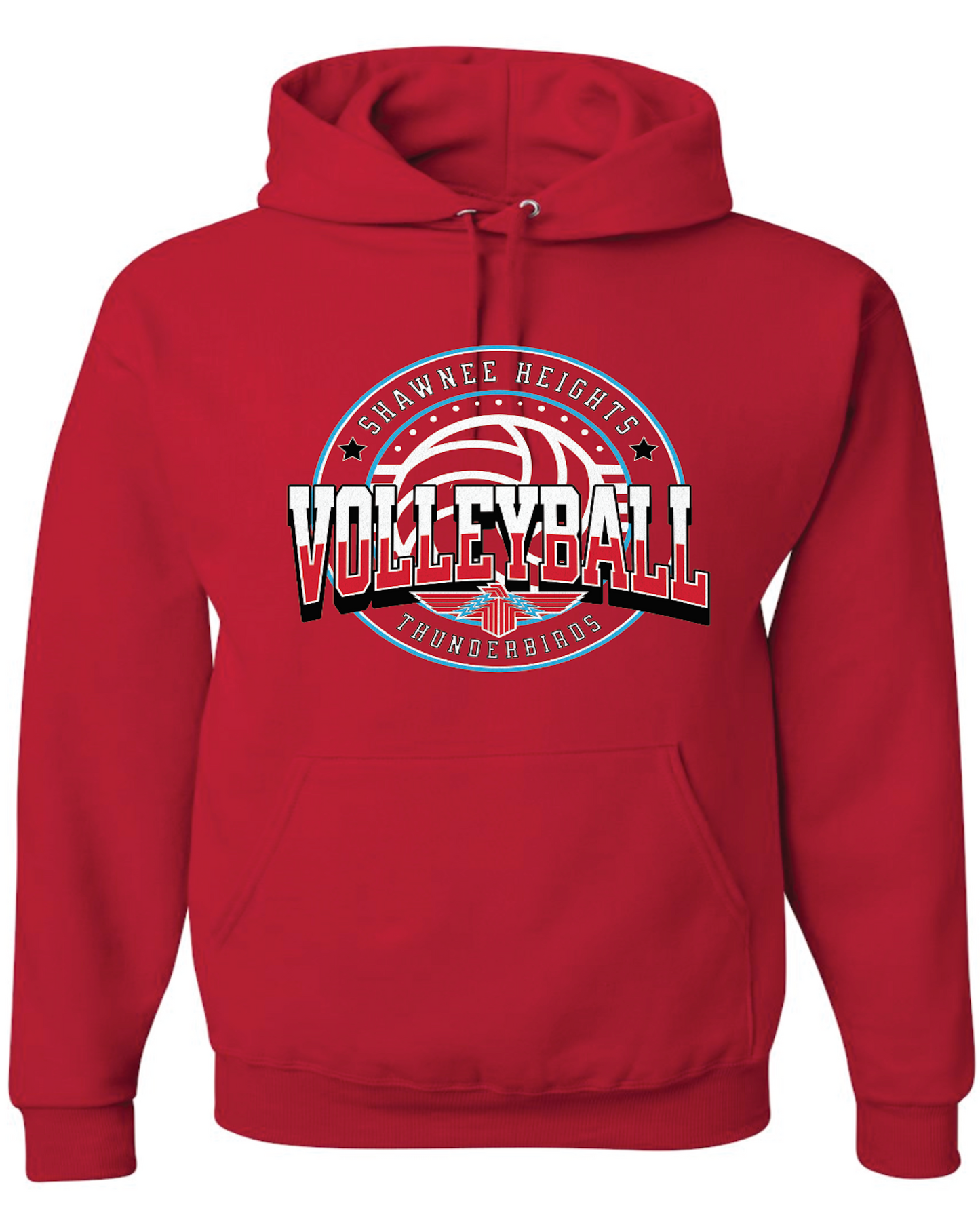 Shawnee Heights Volleyball Jerzees NuBlend® Hooded Sweatshirt